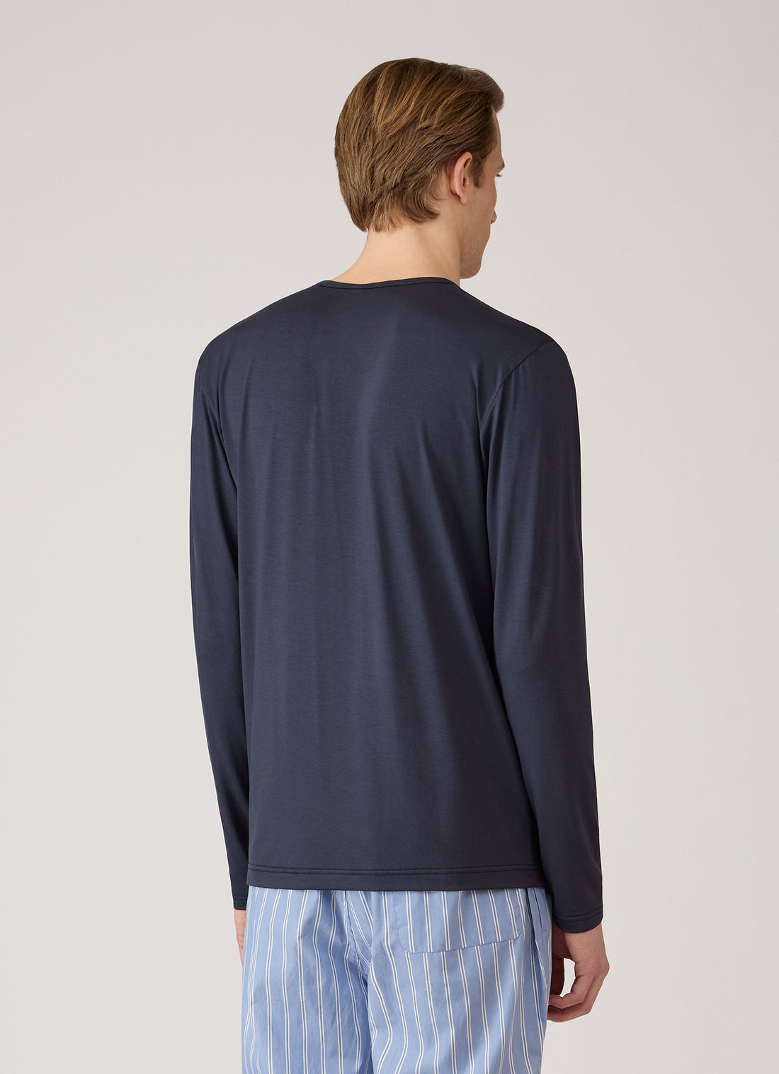 Tencel™ T‑Shirt mit langen Ärmeln