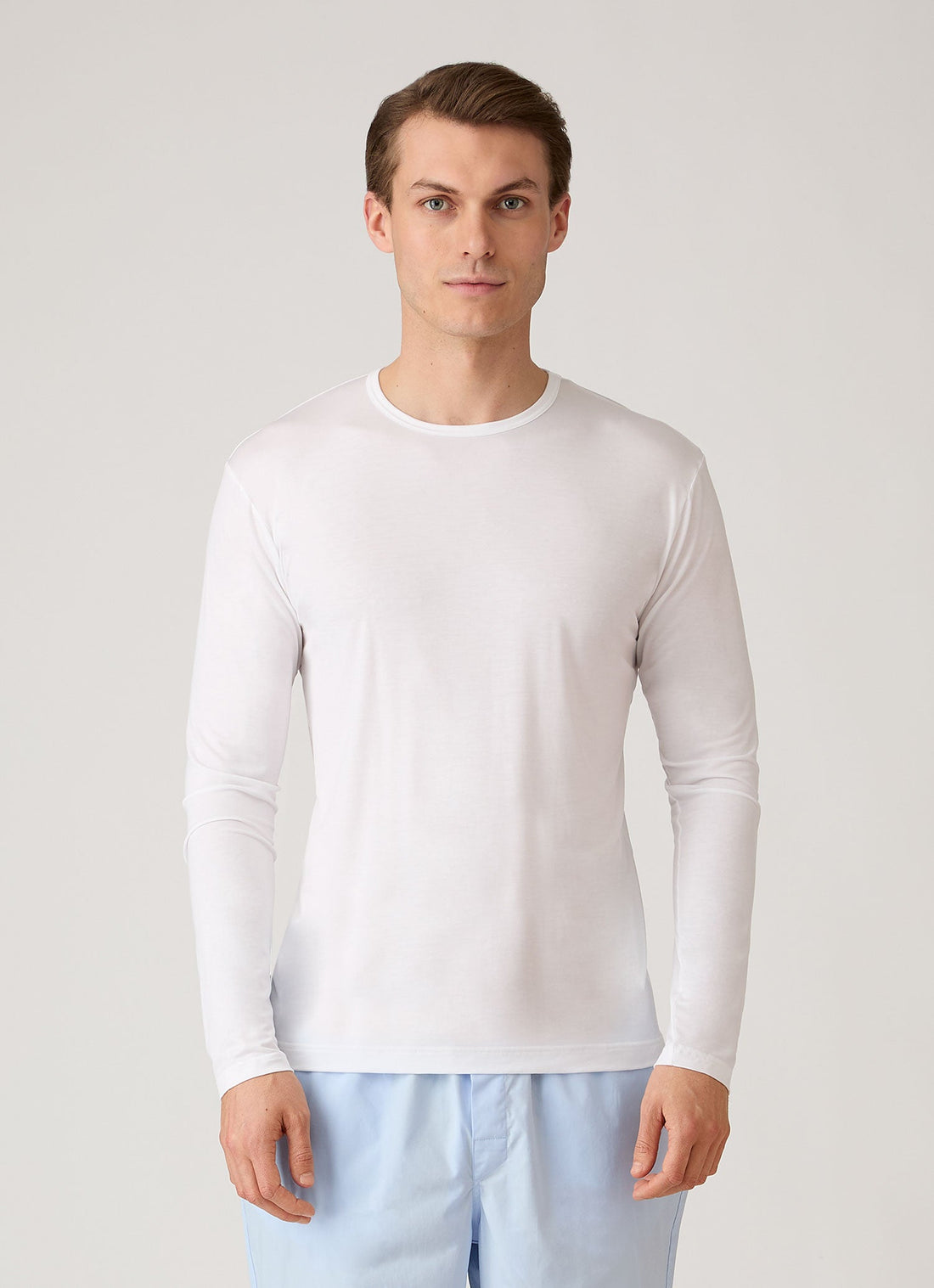 Tencel™ T‑Shirt mit langen Ärmeln
