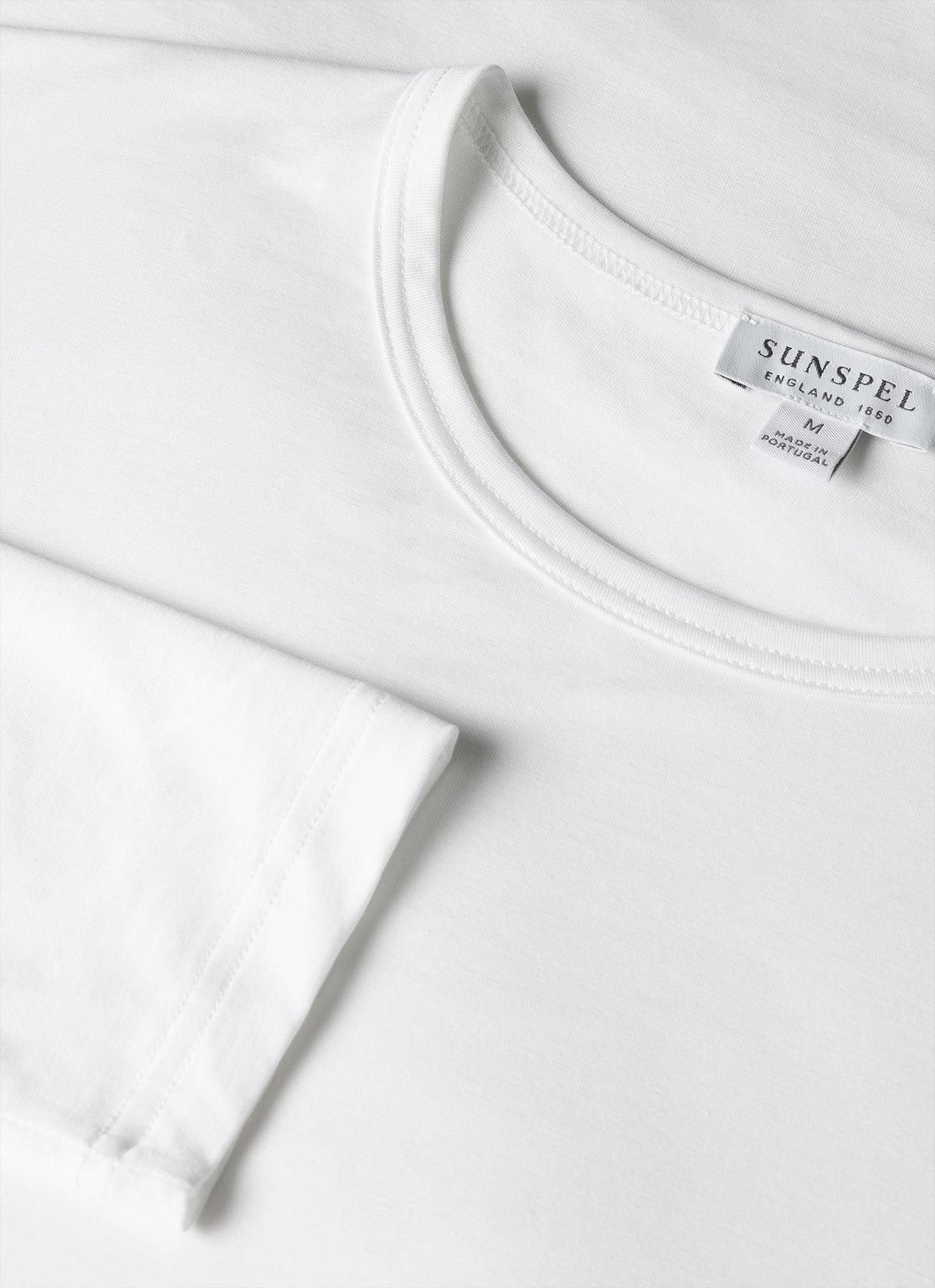 Men's Long Sleeve Tencel™ T-shirt in White
