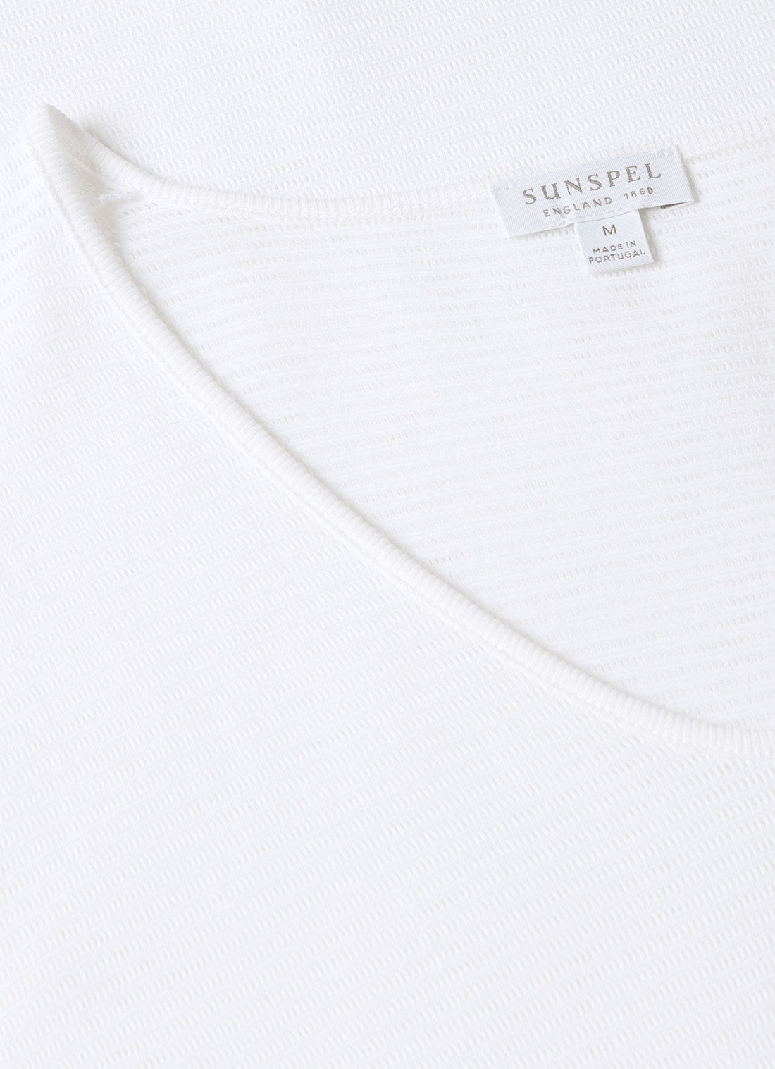 Unterziehshirt mit V-Ausschnitt aus Baumwolle Cellular
