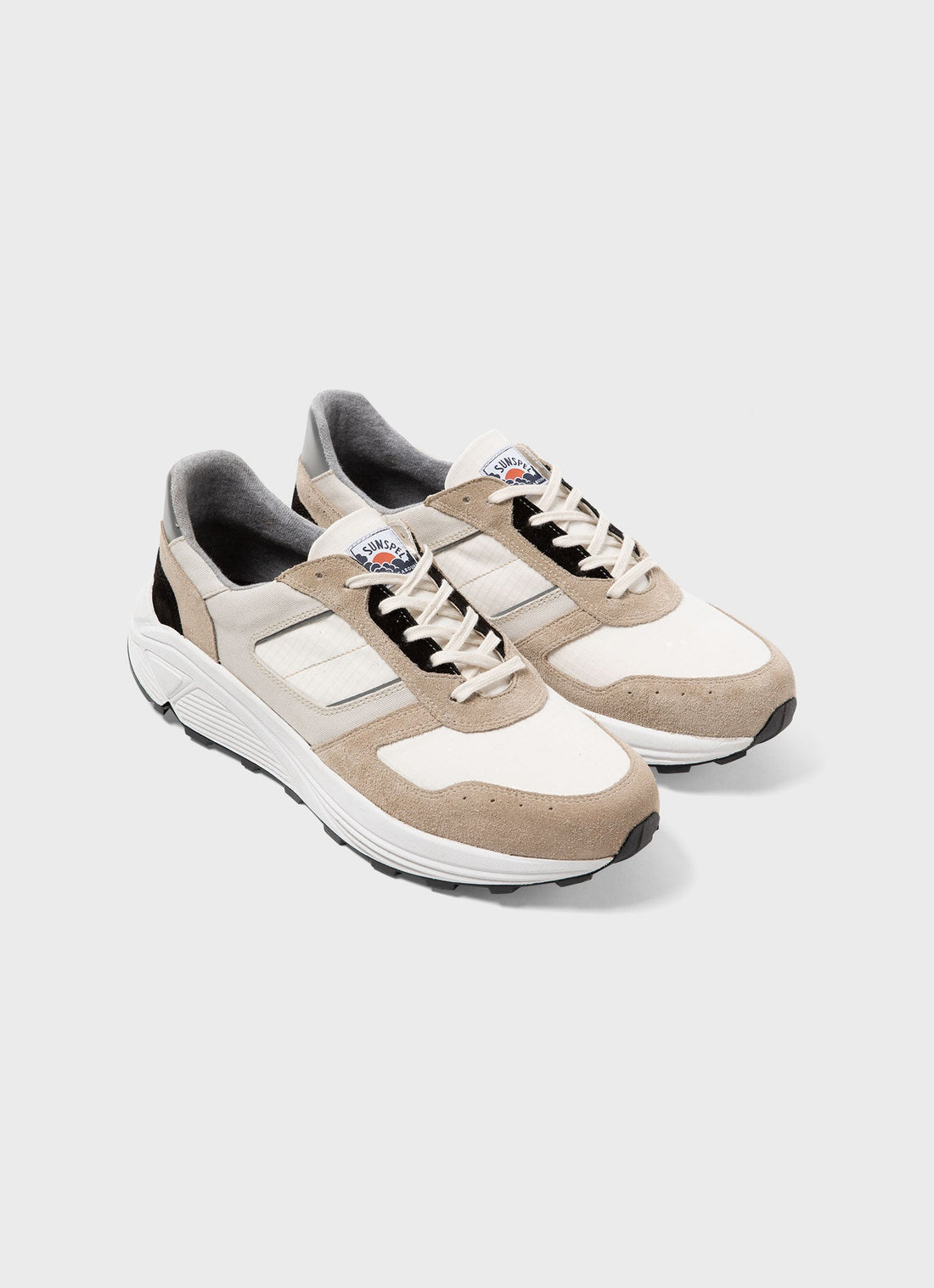 Men's Sunspel x Nigel Cabourn Sneaker in Stone