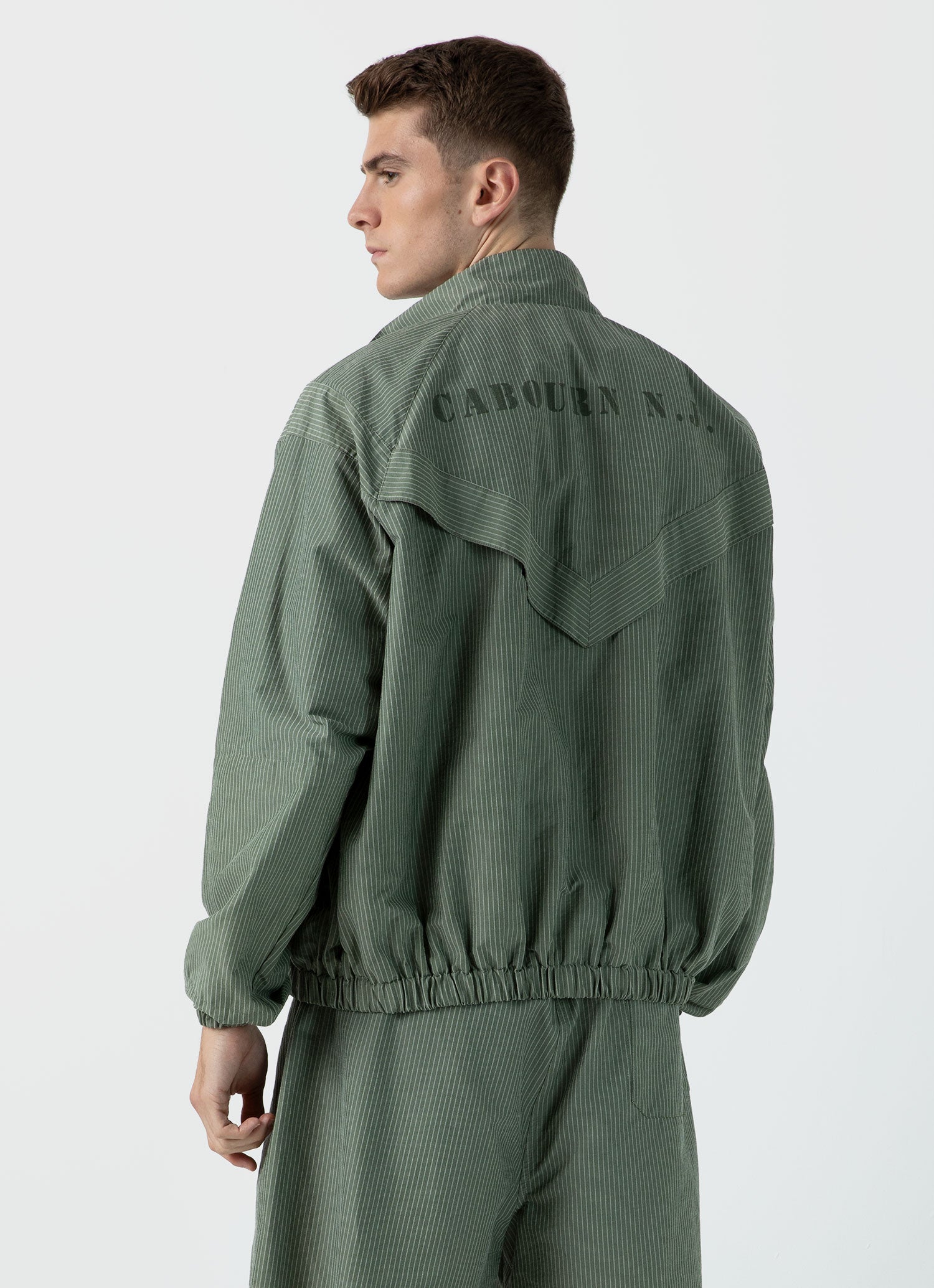 Men's Sunspel x Nigel Cabourn Ripstop Army Jacket in Army Green