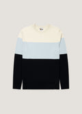 Men's Sunspel x Paul Weller Jumper in Vintage Blue