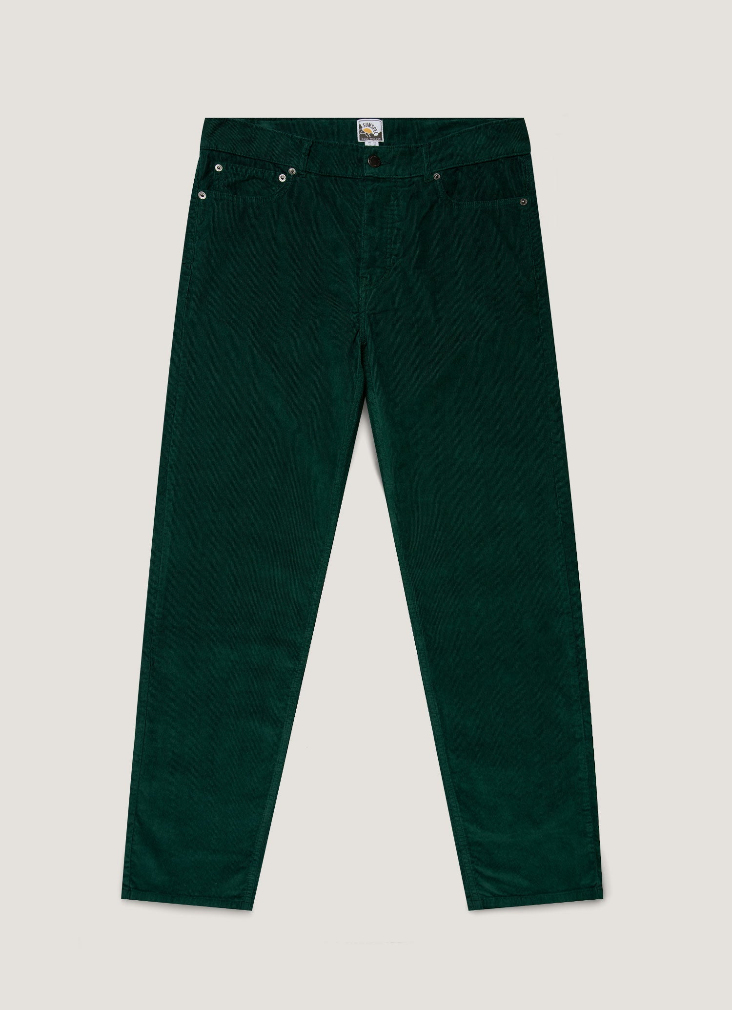 Men's Sunspel x Paul Weller Corduroy Trouser in Forest