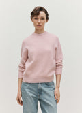 Women's Lambswool Jumper in Cherry Blossom