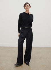 Women's Cashmere Jumper in Black