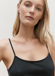 Women's Cotton Slip in Black