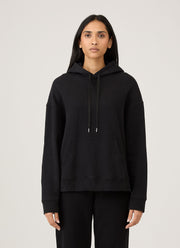 Women's Loopback Hoodie in Black