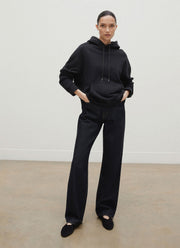 Women's Loopback Hoodie in Black