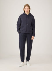 Women's Loopback Hoody in Navy