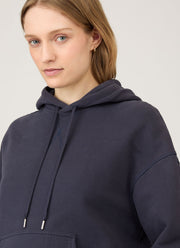 Women's Loopback Hoody in Navy