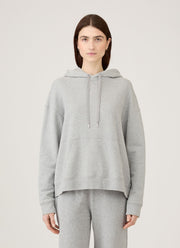 Women's Loopback Hoody in Grey Melange