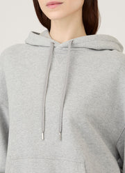 Women's Loopback Hoody in Grey Melange