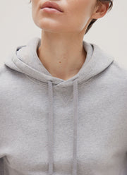 Women's Loopback Hoodie in Grey Melange