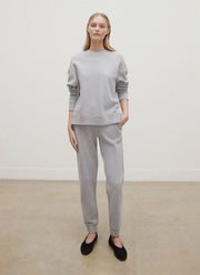 Women's Relaxed Sweatpants in Grey Melange