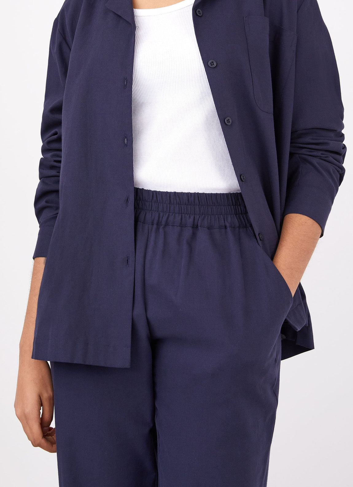 Women's Pyjama Trouser in Navy