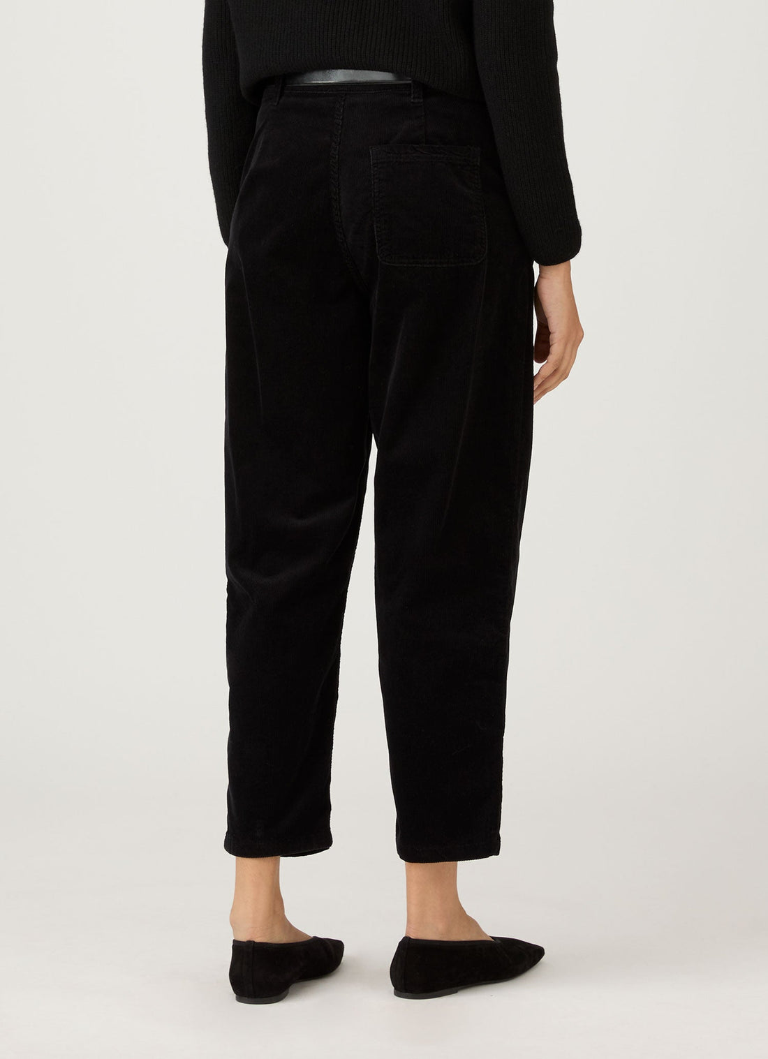 Women's Corduroy Trouser in Black