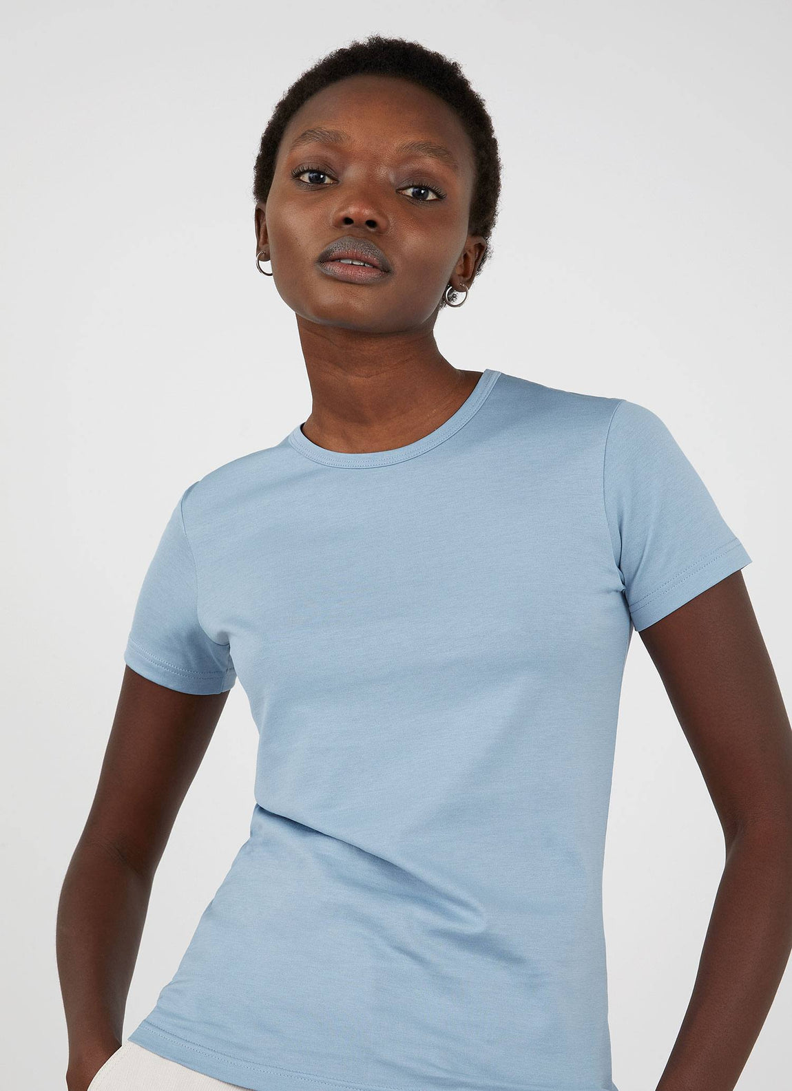Women's Classic T-shirt in Blue Mist