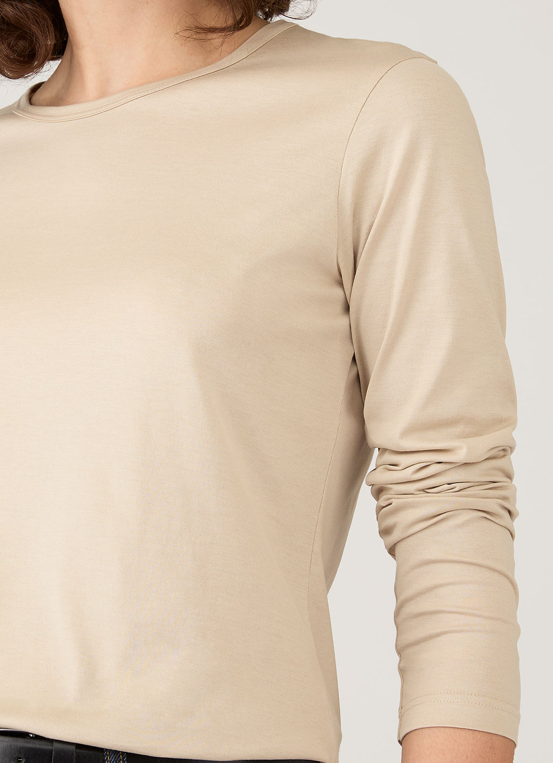 Klassisches Langarm T-Shirt