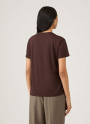 Women's Boy Fit T-shirt in Truffle