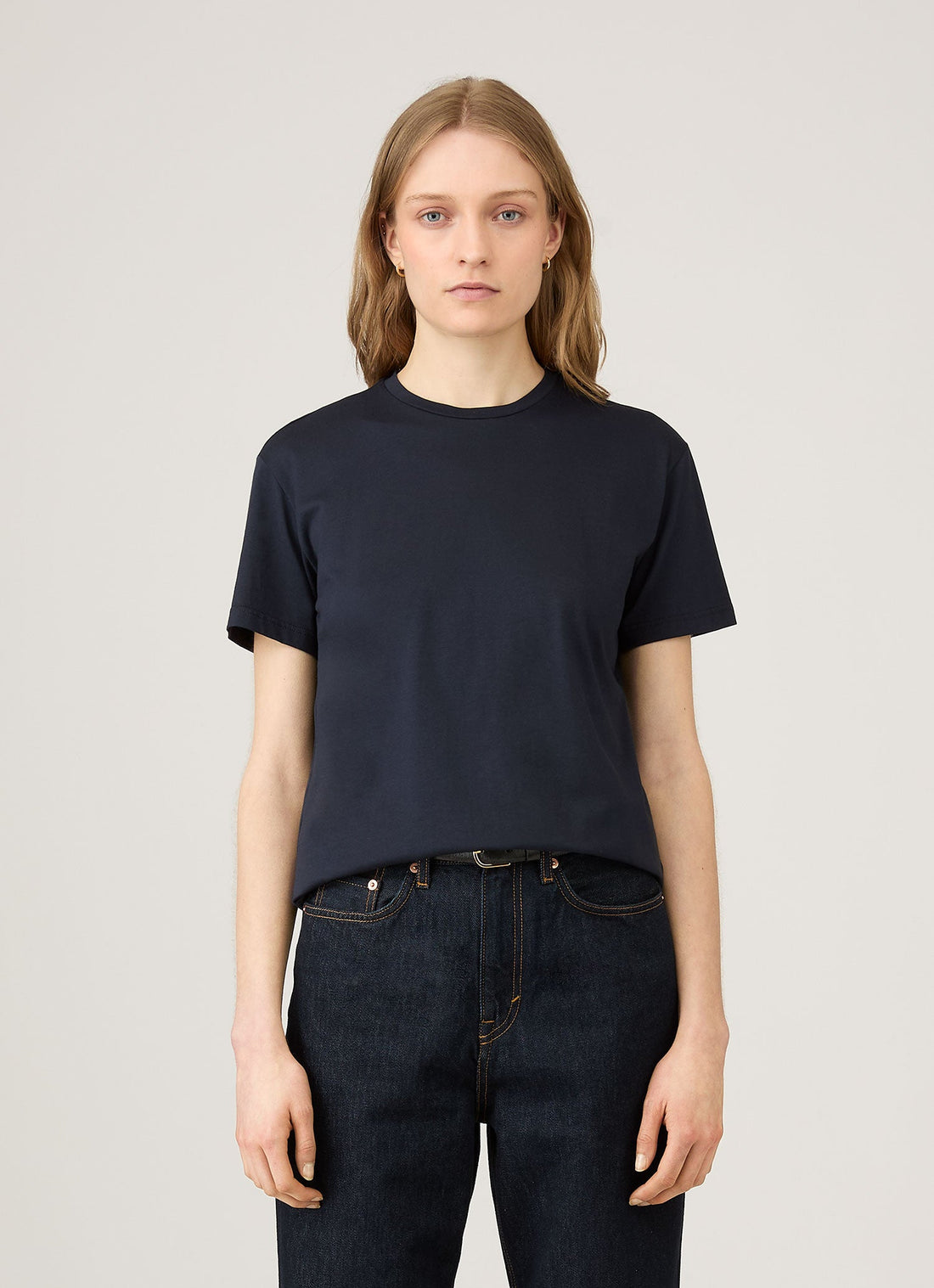 Women's Boy Fit T-shirt in Midnight Navy