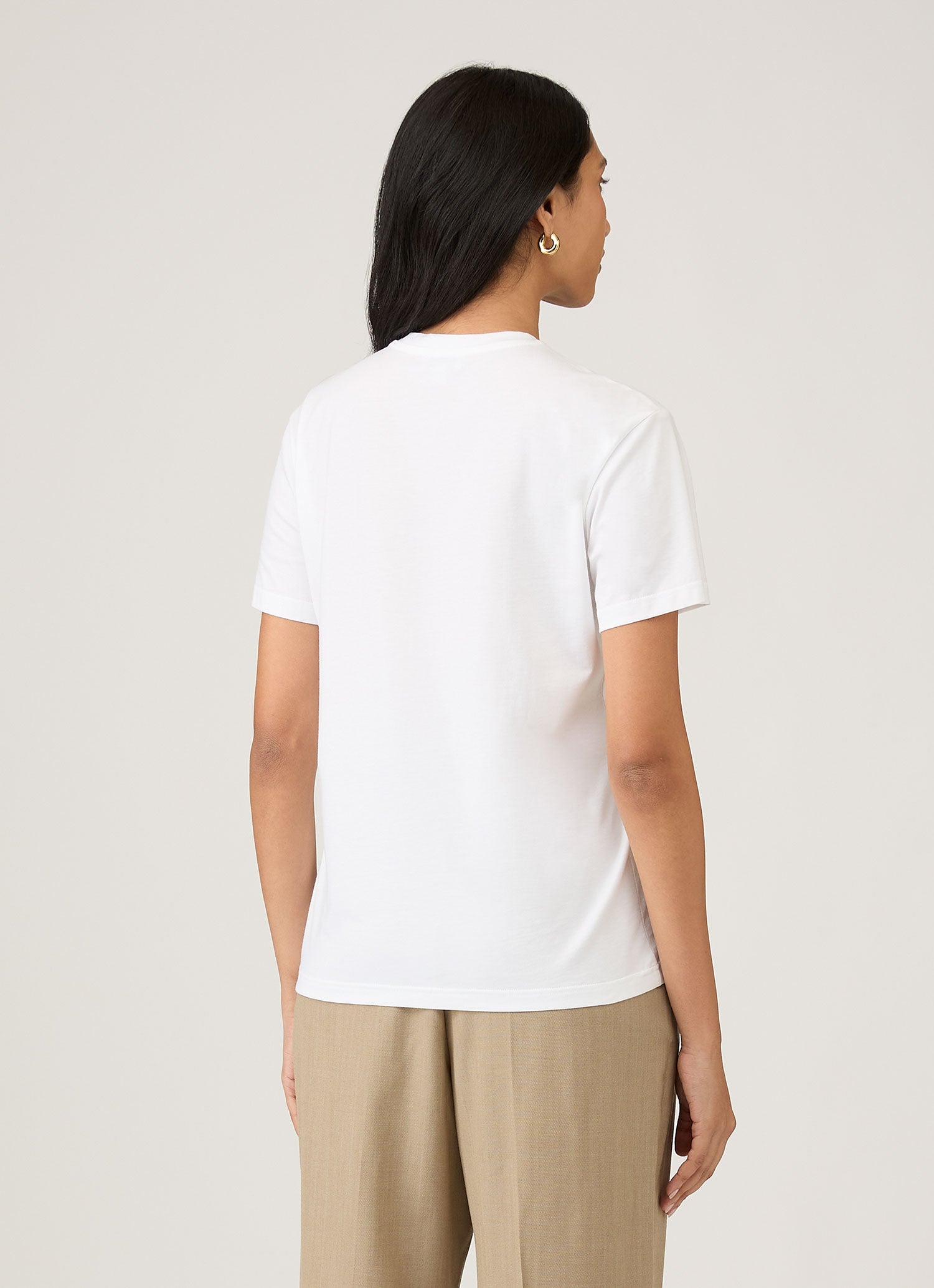 Women's Boy Fit T-shirt in White