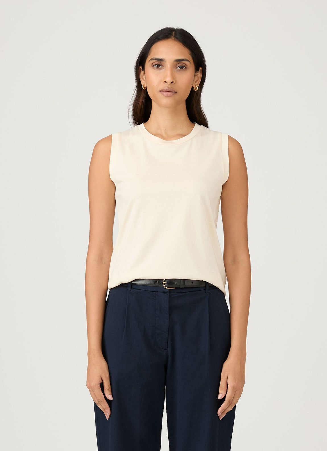 Women's Boyfit Tank T-shirt in Undyed