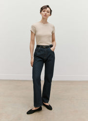 Women's Ribbed T-shirt in Hazelwood