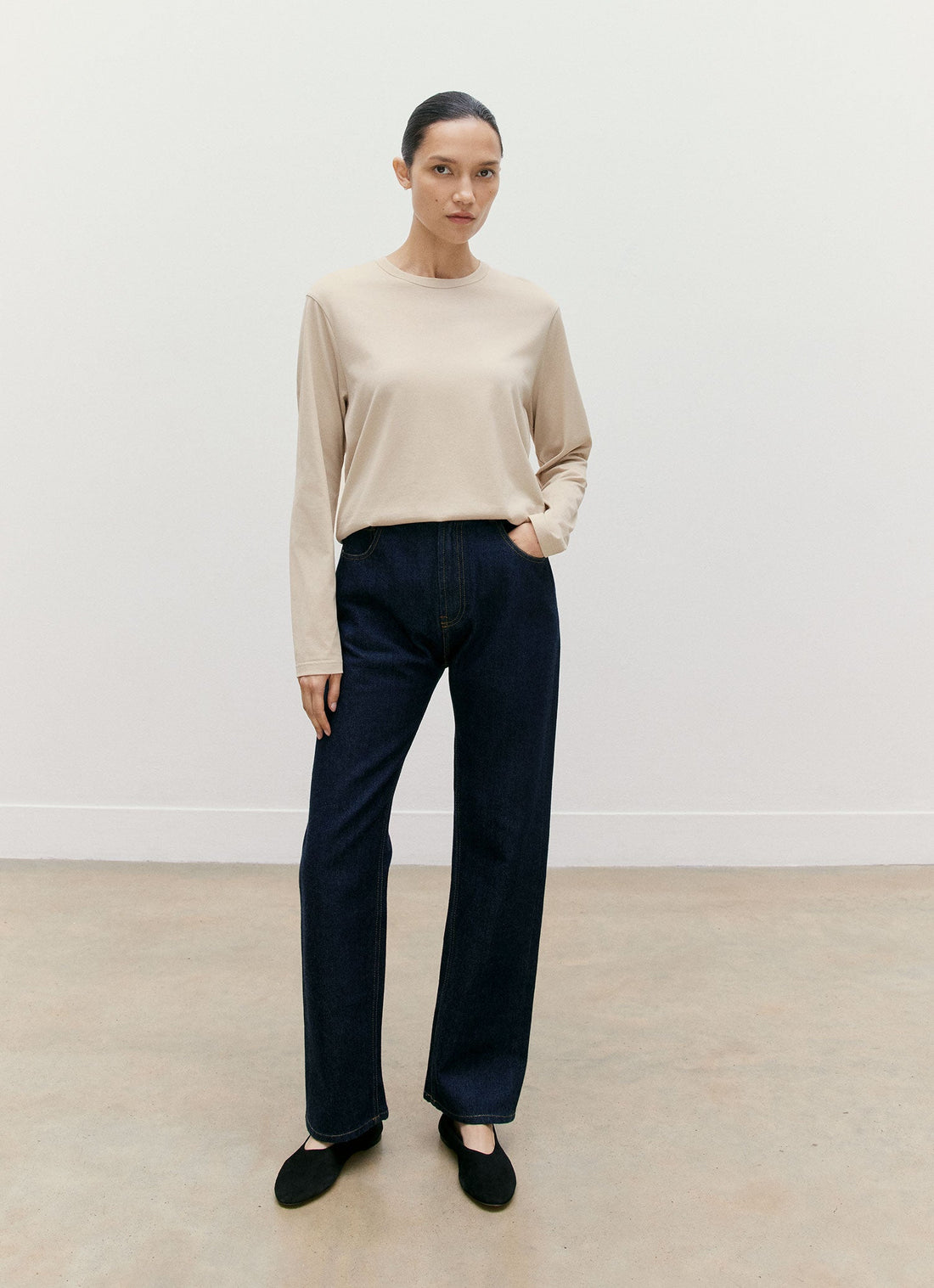 Langarmshirt mit entspannter Passform