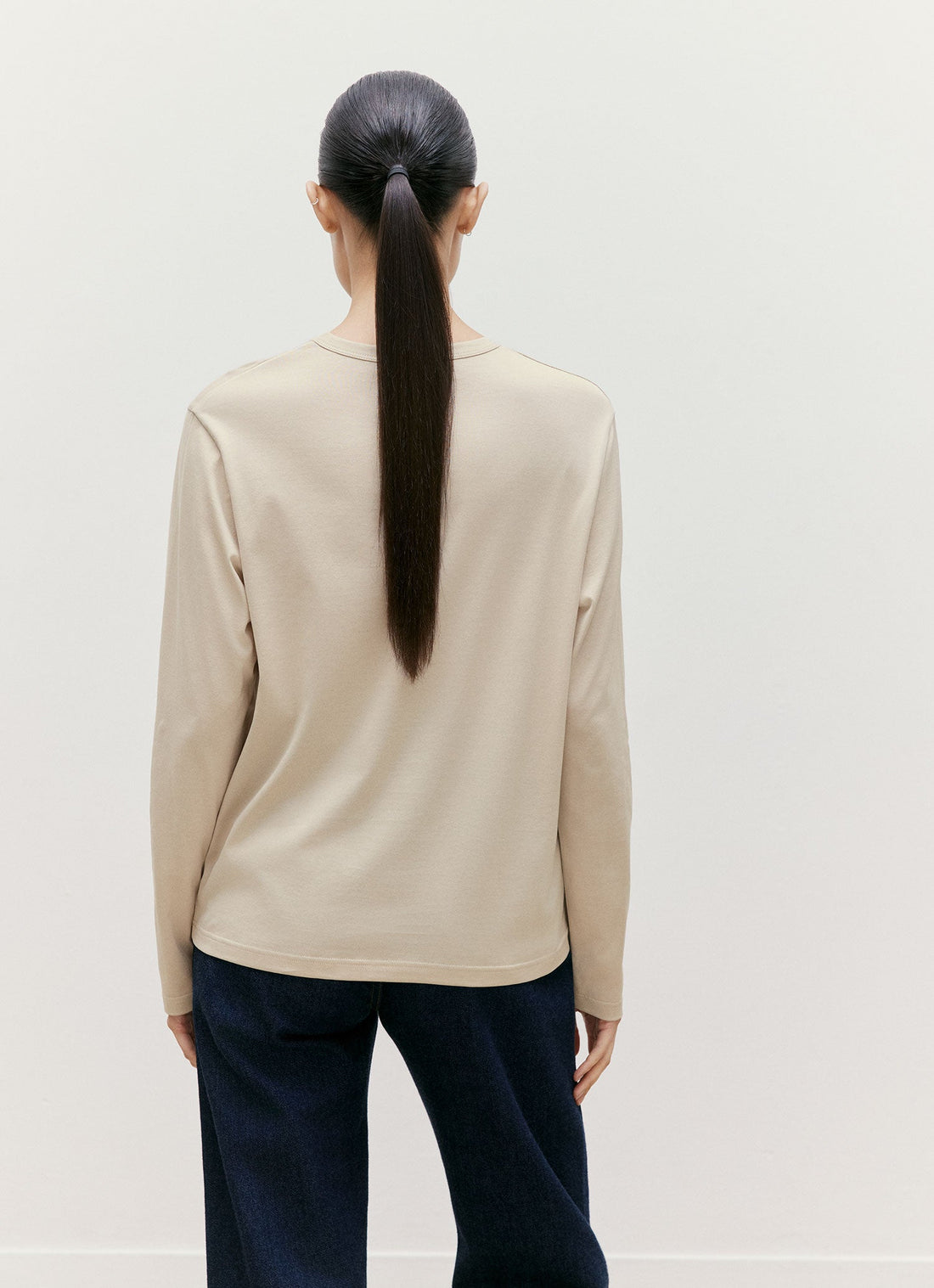 Langarmshirt mit entspannter Passform