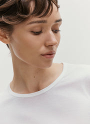 Women's Long Sleeve Classic T-shirt in White