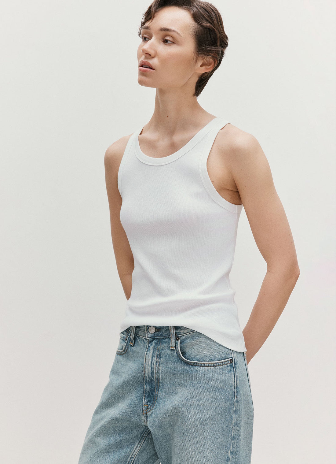 Geripptes Tanktop