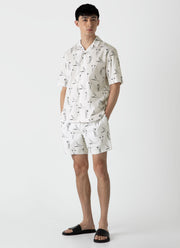 Men's Matt Blease Drawstring Swim Shorts in Ice Cream Print