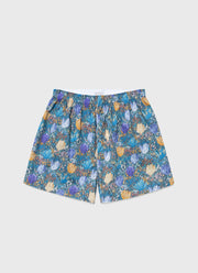 Men's Liberty Print Boxer Shorts in Tulip