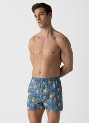 Men's Liberty Print Boxer Shorts in Tulip