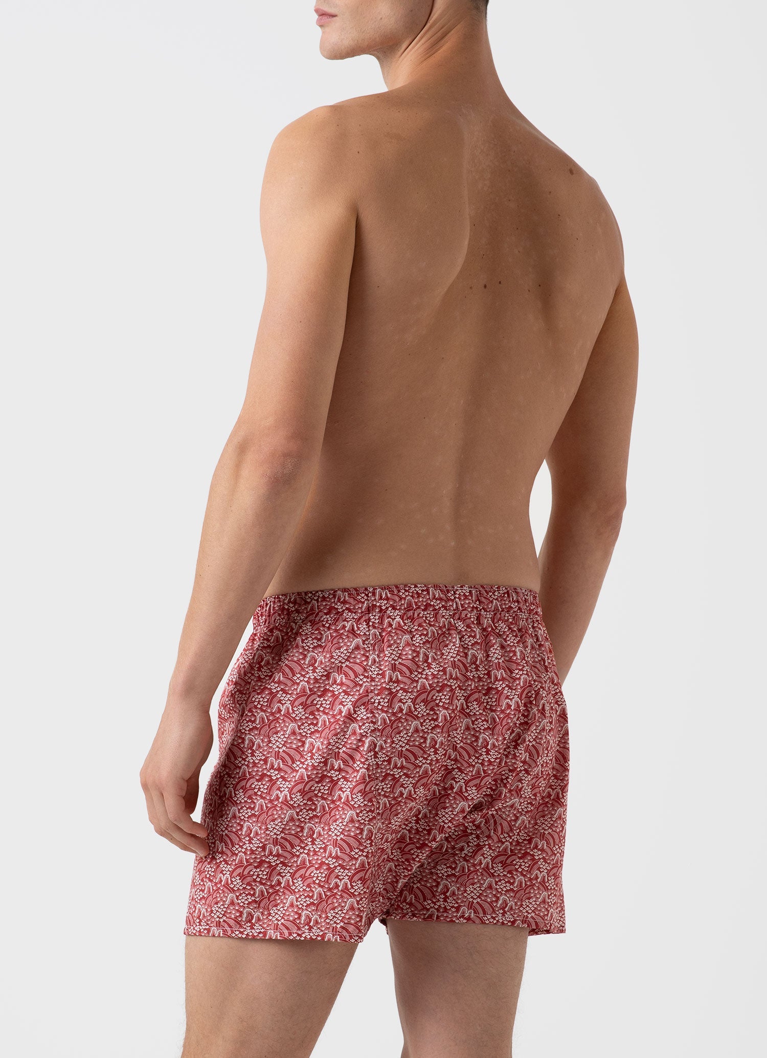 Men's Liberty Print Boxer Shorts in Japanese Floral