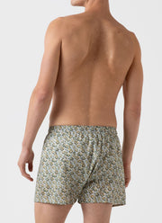 Men's Liberty Print Boxer Shorts in Spring Flower