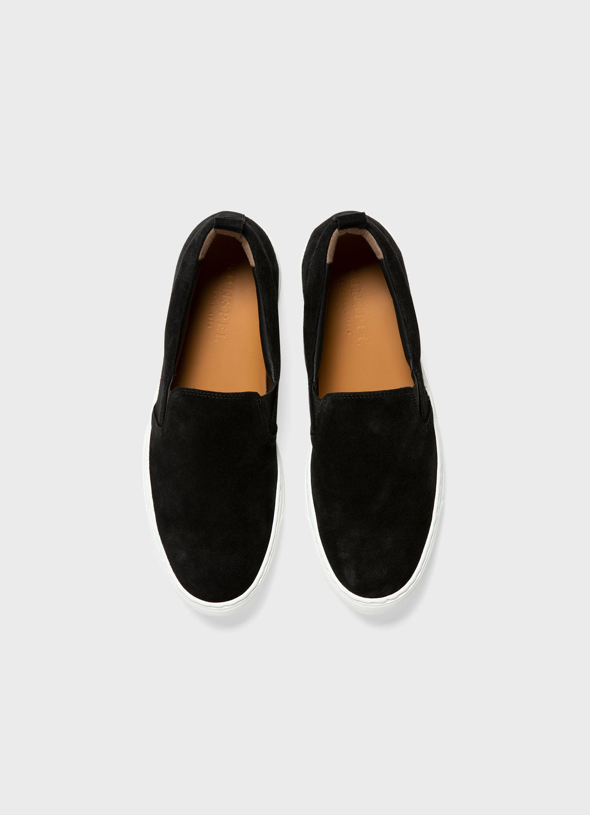 Men's Slip on Trainer in Black