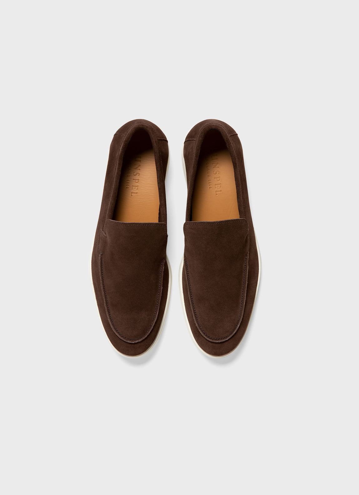 Men's Suede Loafer in Brown