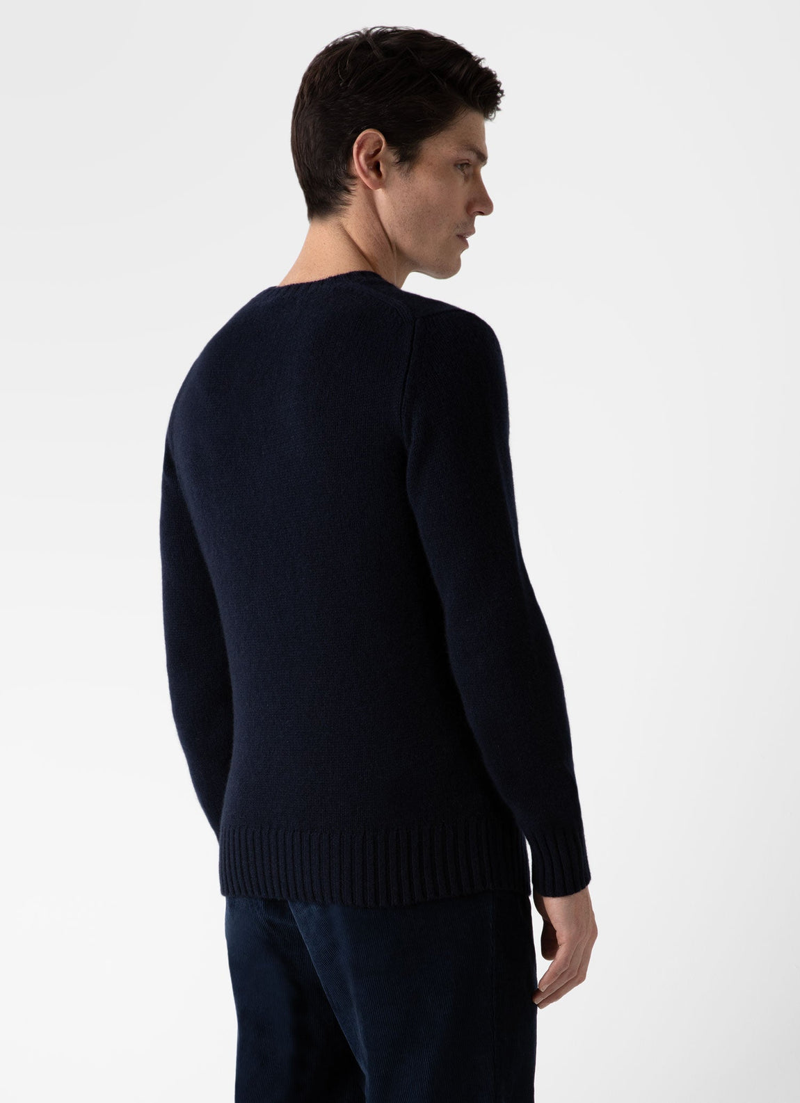 Men's Roxburgh Cashmere Jumper in Navy