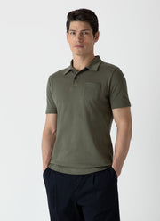 Men's Riviera Polo Shirt in Hunter Green