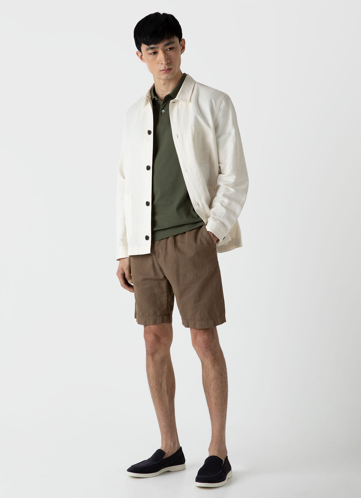 Men's Piqué Polo Shirt in Hunter Green