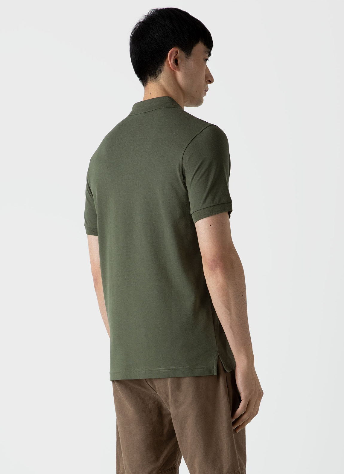 Men's Piqué Polo Shirt in Hunter Green