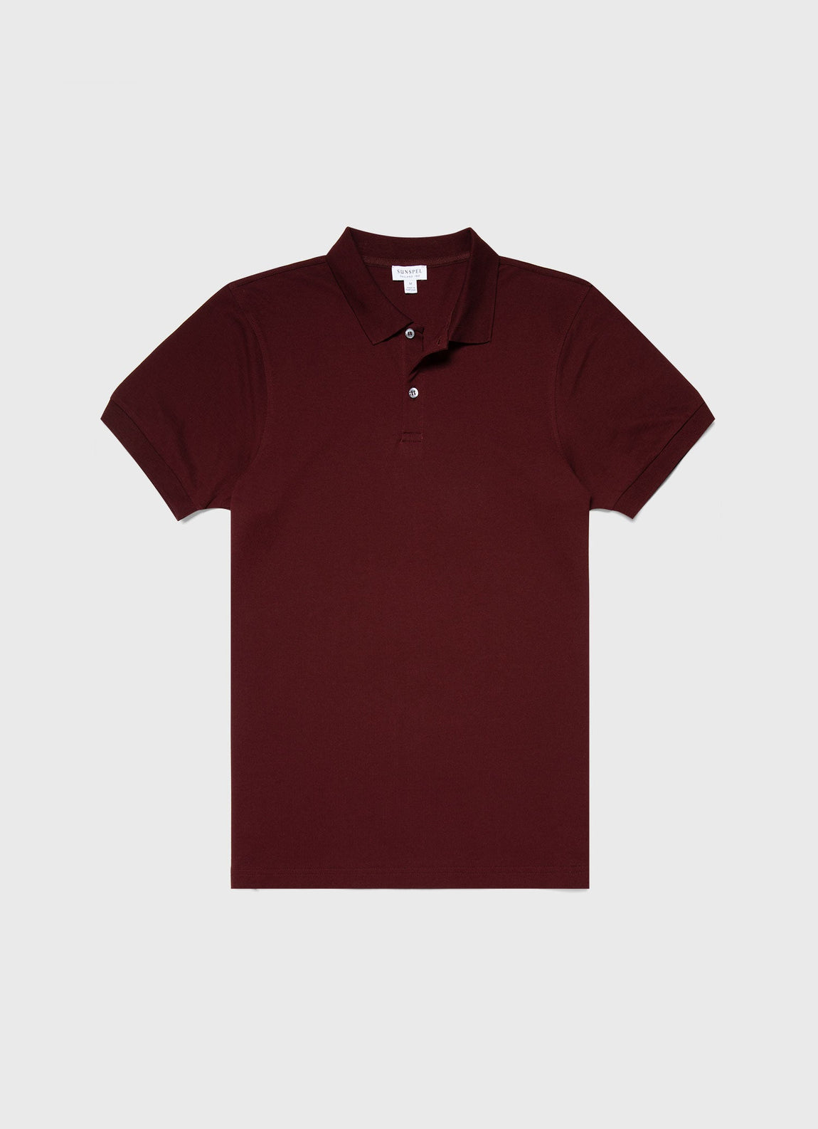 Men's Piqué Polo Shirt in Maroon