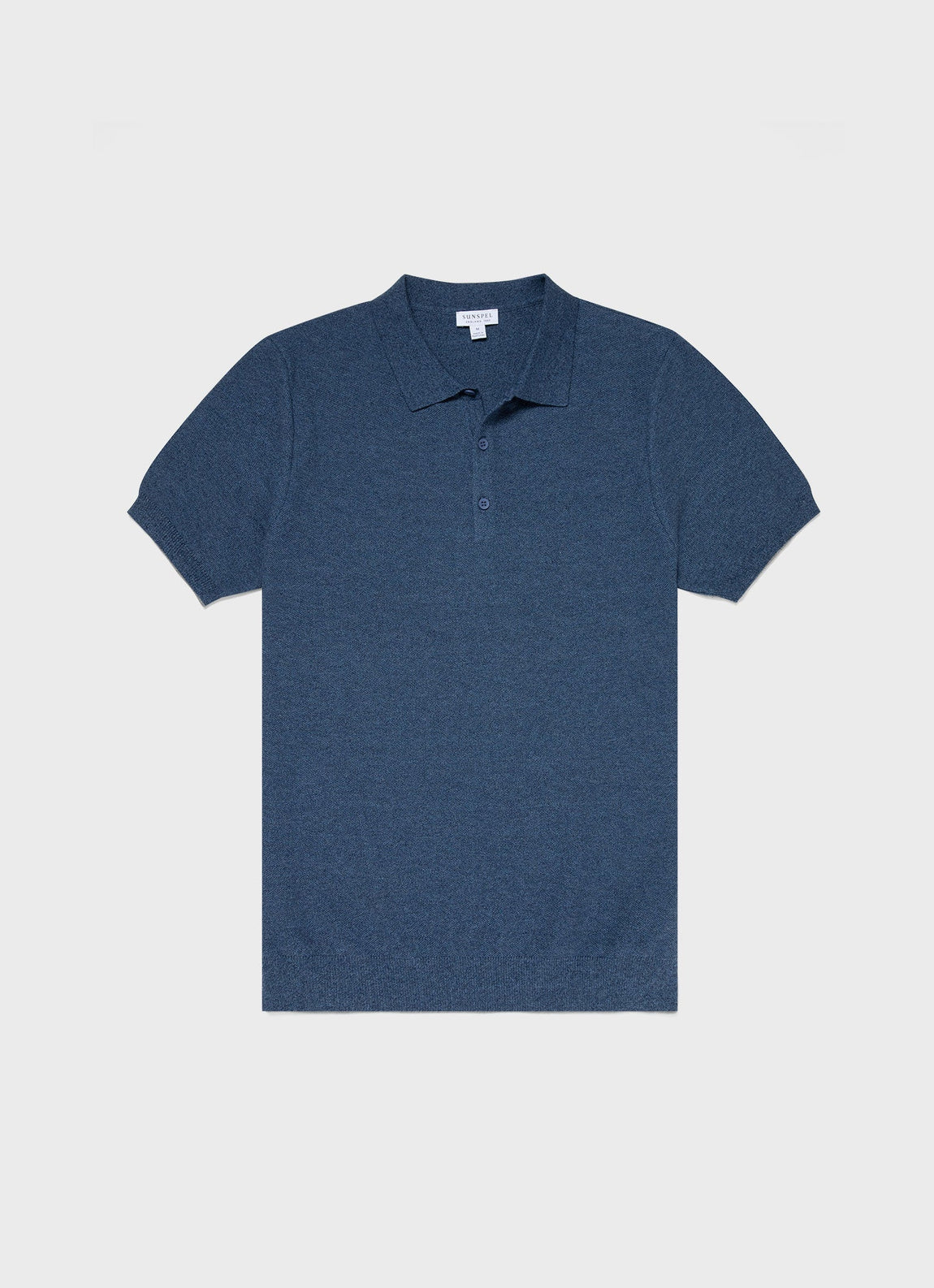 Men's Knit Polo Shirt in Coast