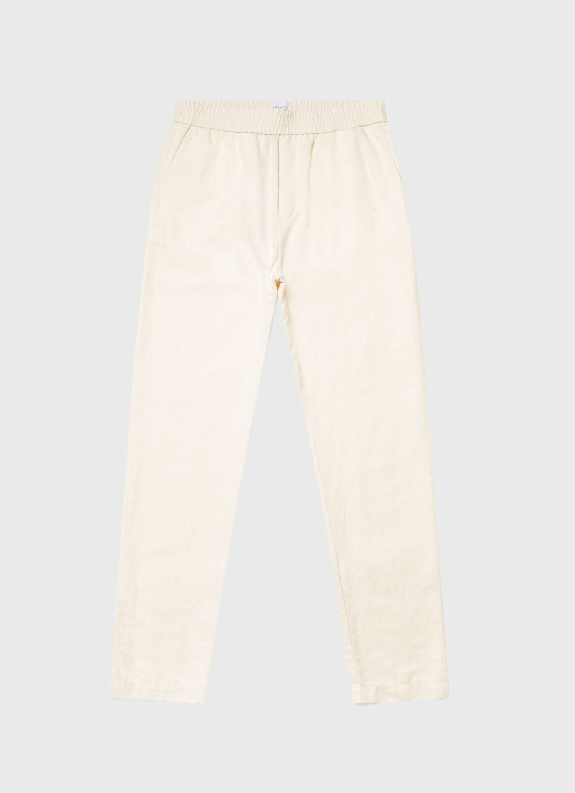 Men's Cotton Linen Drawstring Trouser in Undyed