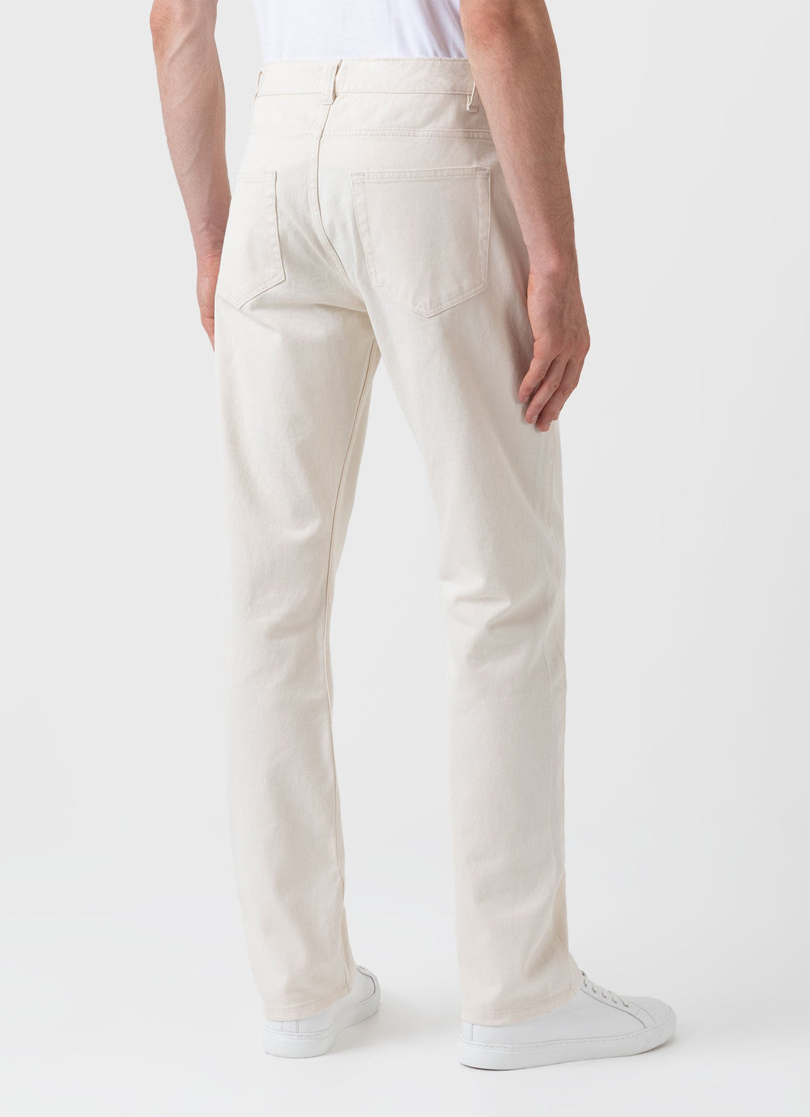 Men's Undyed 5 Pocket Trouser in Undyed