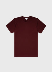 Men's Riviera Midweight T-shirt in Maroon