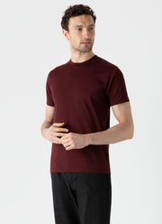 Men's Riviera Midweight T-shirt in Maroon