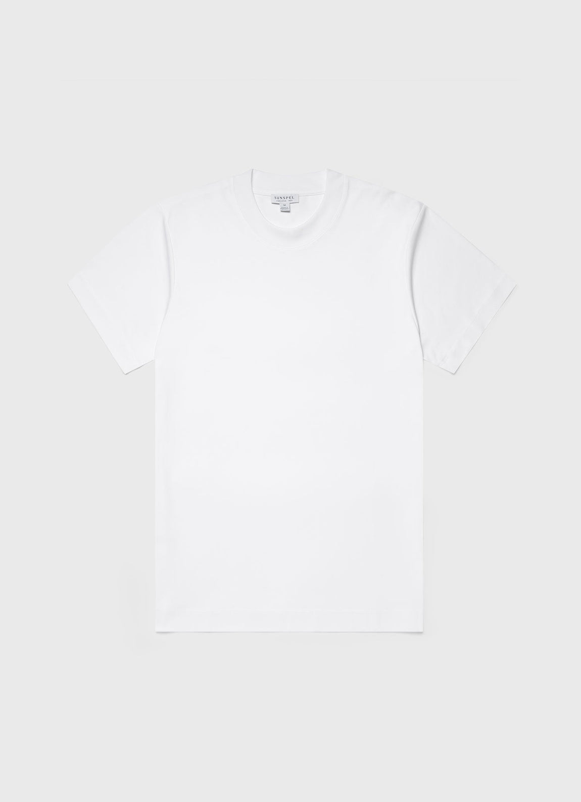 Men's Brushed Cotton T-shirt in White